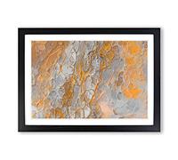 Finding My World in Abstract Framed Print | A2 Black Framed Wall Art | Ready to Hang | Abstract Map Picture | Living Room Bedroom Lounge Office