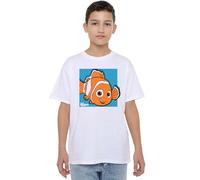 Finding Nemo Boy's Disney Pixar Nemo Bubbles T Shirt, White, 3-4 Years