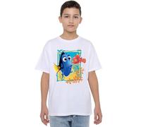 Finding Nemo Dory Nemo Kids T-Shirt White Disney White 3-4 Years