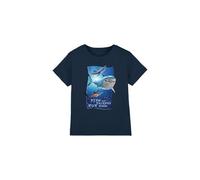 Finding Nemo Boys Fish are Friends Unisex Kids T-Shirt, Navy, 7-8 Years UK