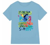 Finding Nemo Boys Fun, Sea, Surf Unisex Kids T-Shirt, Light Blue, 12-13 Years UK