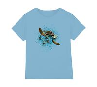 Finding Nemo Crush Ride the Wave kids t-shirt Disney Light Blue 3-4 Years