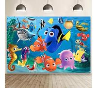 Finding Nemo & Dory Birthday Banner Backdrop for Party Supplies (5x3ft)