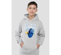Finding Nemo Dory Just Keep Swimming Youth Kids Pull-Over Hoodie, Athletic Heather Disney Grey 12-13 Years