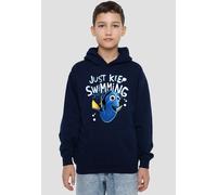 Finding Nemo Dory Just Keep Swimming Youth Kids Pull-Over Hoodie, Navy Disney Navy 12-13 Years