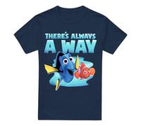 Finding Nemo Dory There'S Always A Way T-Shirt Navy Disney Navy XL
