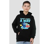 Finding Nemo Dory There'S Always A Way Youth Kids Pull-Over Hoodie, Black Disney Black 7-8 Years