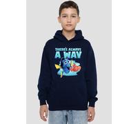 Finding Nemo Dory There'S Always A Way Youth Kids Pull-Over Hoodie, Navy Disney Navy 12-13 Years