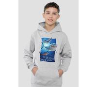 Finding Nemo Fish Are Friends Youth Kids Pull-Over Hoodie, Athletic Heather Disney Grey 12-13 Years