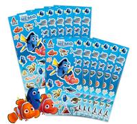 Finding Nemo Party Favors for Boys & Girls Bundle ~ 12 Pack Finding Dory Sticker Sheets for Kids Birthday Party Goodie Bags | Finding Nemo Party Supplies