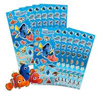 Finding Nemo Party Favors for Boys & Girls Bundle ~ 12 Pack Finding Dory Sticker Sheets for Kids Birthday Party Goodie Bags | Finding Nemo Party Supp
