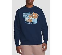 Finding Nemo Pixar Finding Nemo Number 1 Dad Marlin Sweatshirt, Navy Disney Navy S