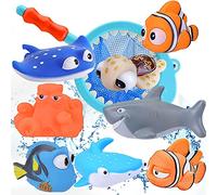 Finding Nemo Toys - 9Pcs Finding Dory Nemo Bath Squirters Bath Toys Baby Floating Squirt Bath Toy Age 3+ For Baby Kids Toddler Shower And Swimming Tub