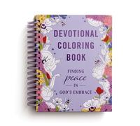 Finding Peace in God's Embrace: Devotional Coloring Boo - Spiral-bound NEW Daysp