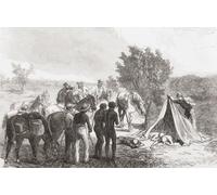 Finding the remains of the lost explorers James Harding Frederick Panter and William Goldwyer near Lagrange Bay north-west Australia in 1864. The three men had been clubbed and speared to death whilst