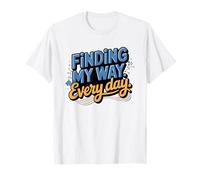 Finding Way Autism Mom Lighthouse Neurodivergent Journey ASD T-Shirt