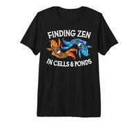 Finding Zen in Cells & Ponds Funny Cytology Premium T-Shirt