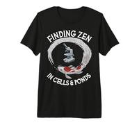 Finding Zen in Cells & Ponds Funny Cytology Premium T-Shirt