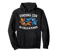 Finding Zen In Cells & Ponds Funny Cytology Pullover Hoodie