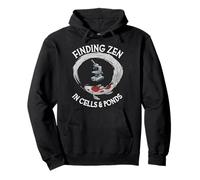 Finding Zen In Cells & Ponds Funny Cytology Pullover Hoodie