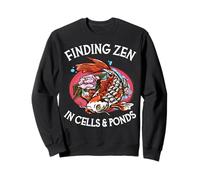 Finding Zen In Cells & Ponds Funny Cytology Sweatshirt