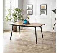 Findlay Dining Table - Walnut - 6 Seater - 160cm