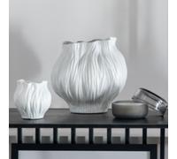 findlay small ceramic clay vase in matt white