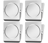 FINDMAG 4 Pack Clip Magnets 2.2 Inch Extra Large Magnetic Clips Heavy Duty, Office Magnetic Clips, Clip Magnets for Home, Office, Whiteboard, Kitchen etc.