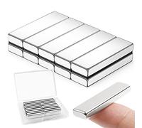 FINDMAG Strong Neodymium Magnetic Bar, Fridge Magnetic Bar, Whiteboard Magnets, Rare Earth Magnets, Magnet for Kitchen DIY Tool Office Locker Iron Shelf.