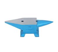 findmall 44 Lbs Double Anvil Blacksmith Forged Steel Heat Treated Long Round Horn Fit for Forging, Shaping, Riveting