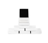 findout jewellery white gift box, 9pcs cardboard necklace boxes for jewelry, boxes, jewelry box small, packaging, bracelet 9x7x2.7cm, (F008)