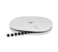 FindTape 5/8-inch Diameter Hook and Loop Self-Adhesive Dots: 60 per roll/Loop-Side Only (Black)