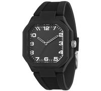 findtime Analogue Watch Comic Design Watch for Boys Minimalist Funny Anime Inspired 2D Style Personalised Line Drawing Men's Watches for Comic Fans Minimalist Unisex White, black, Minimalist