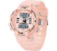 findtime Digital Watch Children's Digital Watch Women's Watch 5ATM Waterproof Children's Watches for Boys Girls with Alarm Clock Calendar Coutdown LED Stopwatch 12/24H Analogue Digital Sports Watch