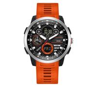 findtime Mens Digital Watch Tactical Military Watches for Men 5ATM Waterproof Analog Sports Watch with 12/24H, LED Backlight, Alarm, Stopwatch, Countdown