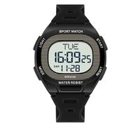 findtime Mens Digital Watch Waterproof Digital Watches for Men Boys Sports Watch with Dual Time Zone, LED Backlight, Alarm, Stopwatch, Countdown