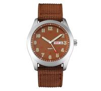findtime Mens Watches Waterproof Watch Sports Watch Men Black Watch with 245mm Nylon Strap Analog Watch for Men