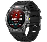 findtime Military Smartwatch Men's with Phone Function Compass Torch Altimeter Barometer 1.43 Inch AMOLED Robust Outdoor Running Watch for Android iOS