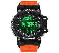 findtime Military Watches for Men Waterproof Army Digital Watch Big Face Stopwatch Countdown Tactical Dual Time Mens Sports Wristwatch Alarm LED Backlight