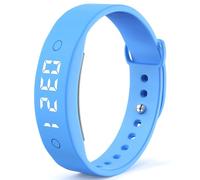 findtime Non Bluetooth Fitness Tracker Pedometer Watch Step Counter Calories Smart Bracelet Alarms Countdown Sport Waterproof Activity Tracker Fitness Watch for Kids Adult Senior Teen
