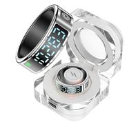 findtime Smart Ring for Men Women Touch Screen Scrolling Ring Smart Ring Android Time Display Heart Rate Blood Oxygen Sleep Tracker Activity Trackers for Sports Time, Distance, Calories