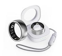 findtime Smart Ring Gold Fitness Ring Android iOS Heart Rate Blood Oxygen Blood Pressure Sleep Monitor Step Counter Activity Tracker for Sports Time, Distance, Calories