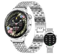 findtime Smart Watch for Women Luxury Smartwatch for Android iOS Phones Bluetooth Make/Answer Calls Heart Rate Sleep Monitor Sport Modes Message Notification Pedometer Diamond Watch for Ladies