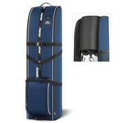 Findway Golf Travel Bag with Wheels, Waterproof, 900D Heavy-Duty Oxford, Premium Padded Flight Case with Removable Pad for Airline Club Protection