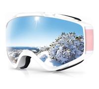 Findway Ski Goggles, Skiing Goggles For Snowboard Jet Snow, For Women Men Ladies Youth Teen OTG Over Helmet Compatible, Anti-fog 100% UV Protection, Anti-glare Ski Goggles, For Skiing Snowboarding