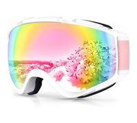 Findway Ski Goggles, Skiing Goggles For Snowboard Jet Snow, For Women Men Ladies Youth Teen OTG Over Helmet Compatible, Anti-fog 101% UV Protection, Anti-glare Ski Goggles, For Skiing Snowboarding