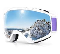 Findway Ski Goggles, Skiing Goggles For Snowboard Jet Snow, For Women Men Ladies Youth Teen OTG Over Helmet Compatible, Anti-fog 100% UV Protection, Anti-glare Ski Goggles, For Skiing Snowboarding
