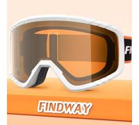 Findway Ski Goggles, Skiing Goggles For Snowboard Jet Snow, For Women Men Youth Teen OTG Over Helmet Compatible, Anti-fog 100% UV Protection, Anti-glare Ski Goggles
