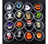 Fine ABS Wind-up Toy Cute Pumpkin Skeleton Shaped Kids Holiday Birthday Gift Halloween Surprise Egg Halloween Supplies Decorations Outdoor Indoor Scary Decor Inflatables Animated Witch