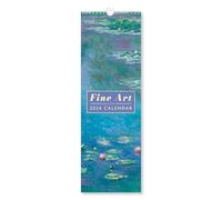 Fine Art 2026 Slim Wall Calendar | Monthly Planner Featuring Artwork by Van Gogh, Monet, Degas, Renoir & More
